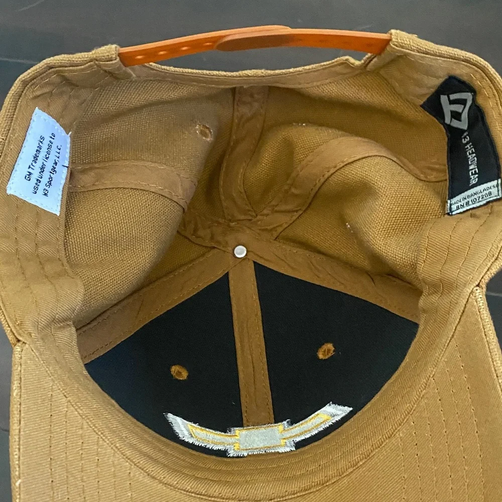 Chevrolet Tan Baseball Hat Cap